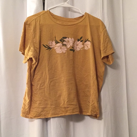 Billabong Tops - billabong gold/yellow oversized T-shirt
